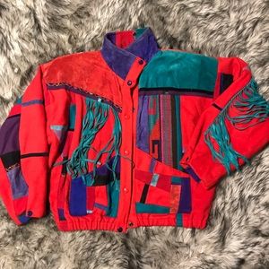 SFR Vintage Fringe tribal coat